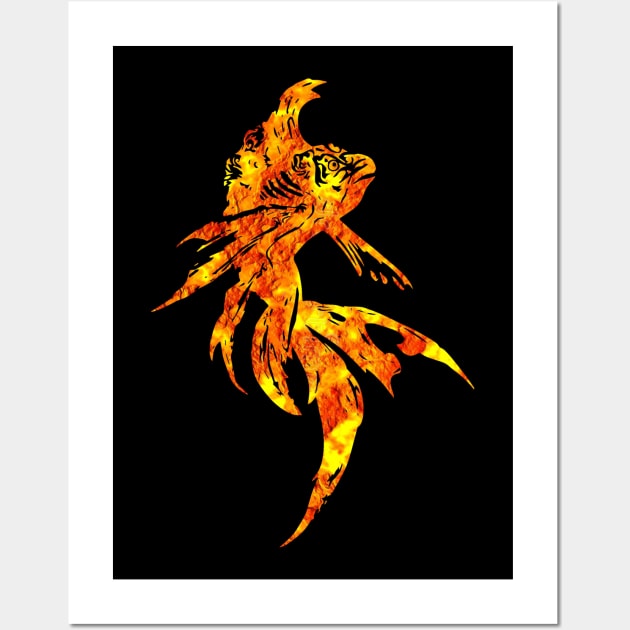 gold fish Wall Art by Hedgeh0g